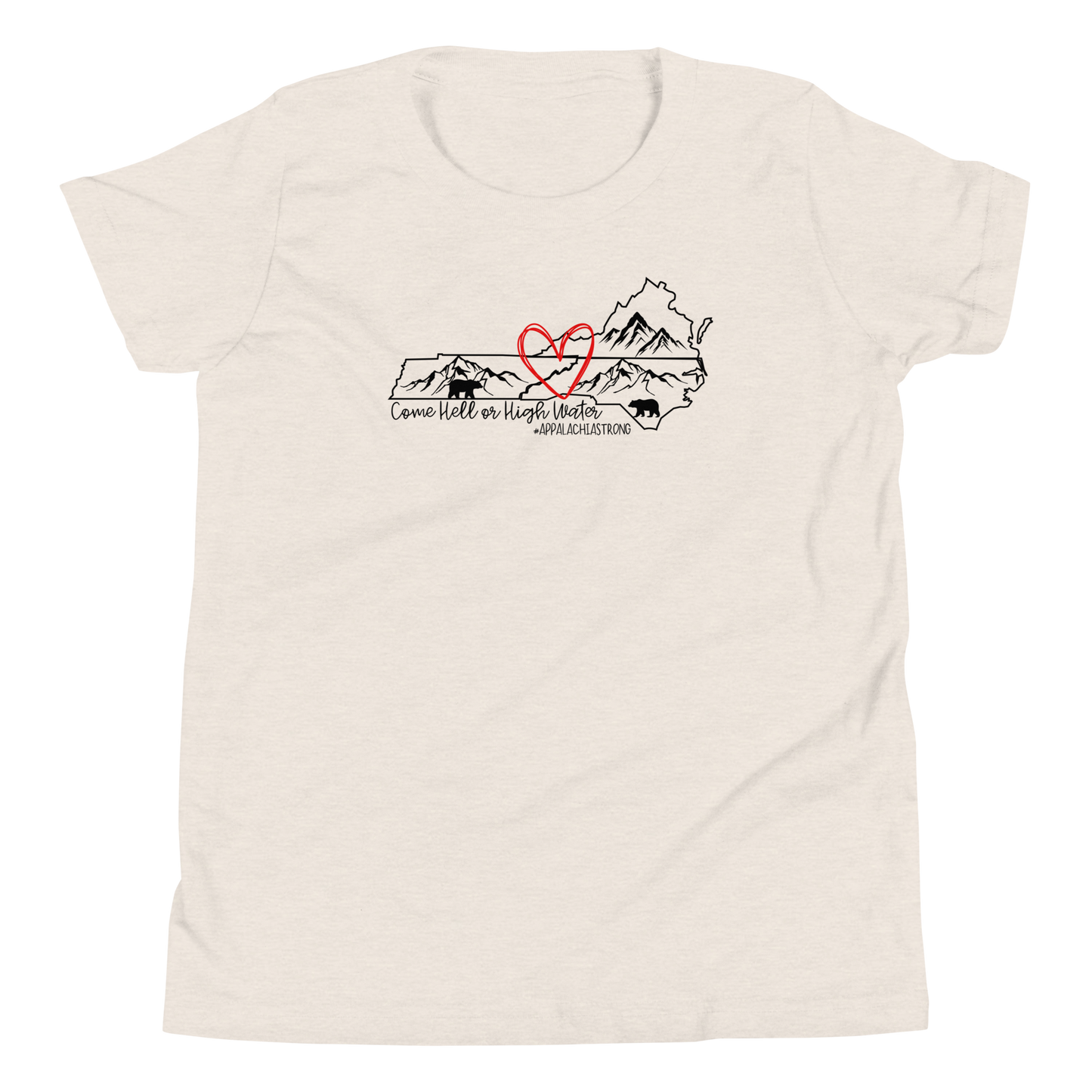 Appalachia Strong | Hurricane Helene Relief Youth Short Sleeve Tee Shirt