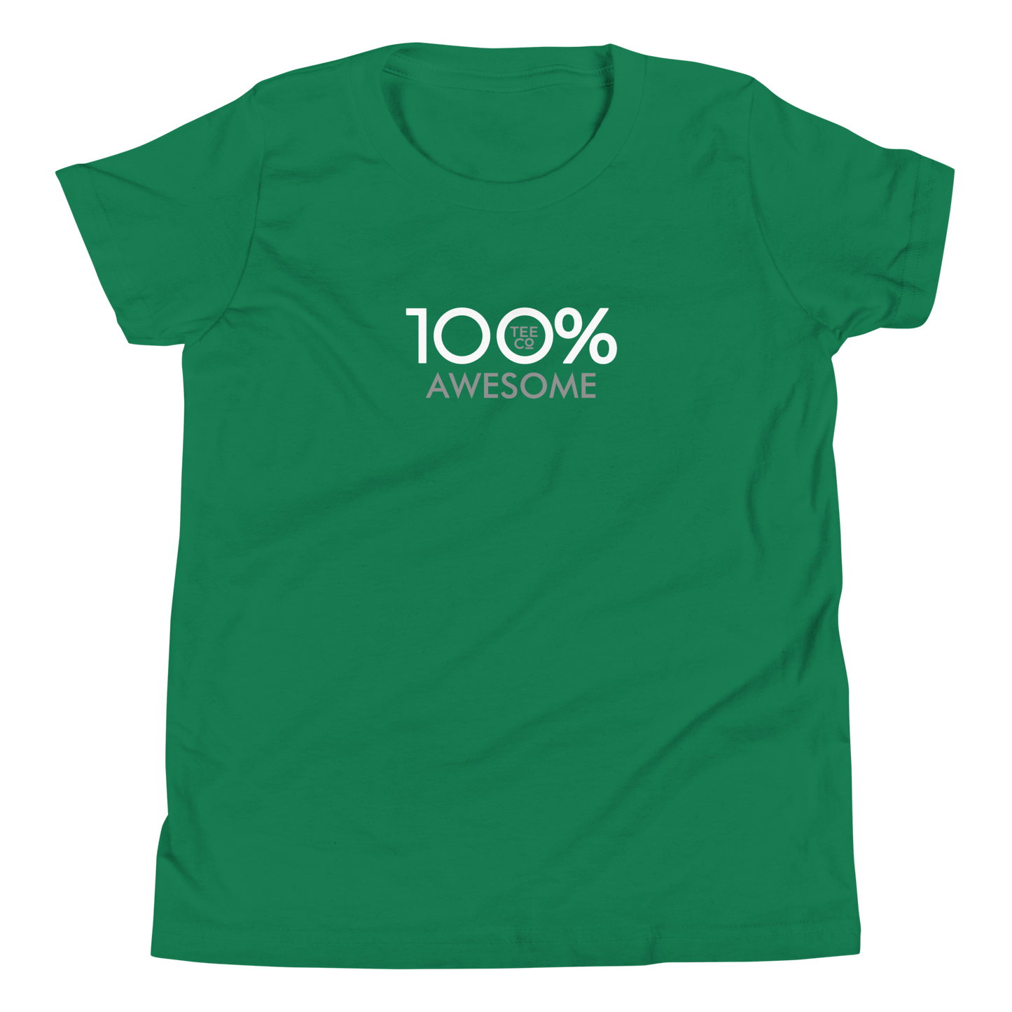 100% AWESOME Youth Short Sleeve Tee
