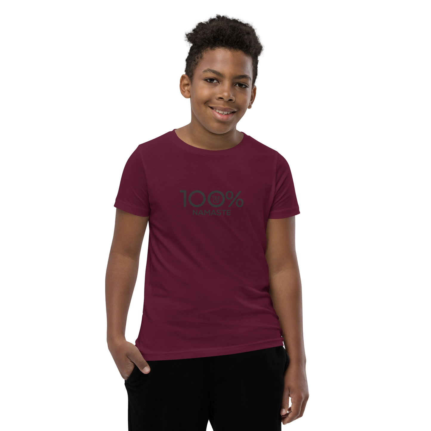 100% NAMASTE Youth Short Sleeve Tee