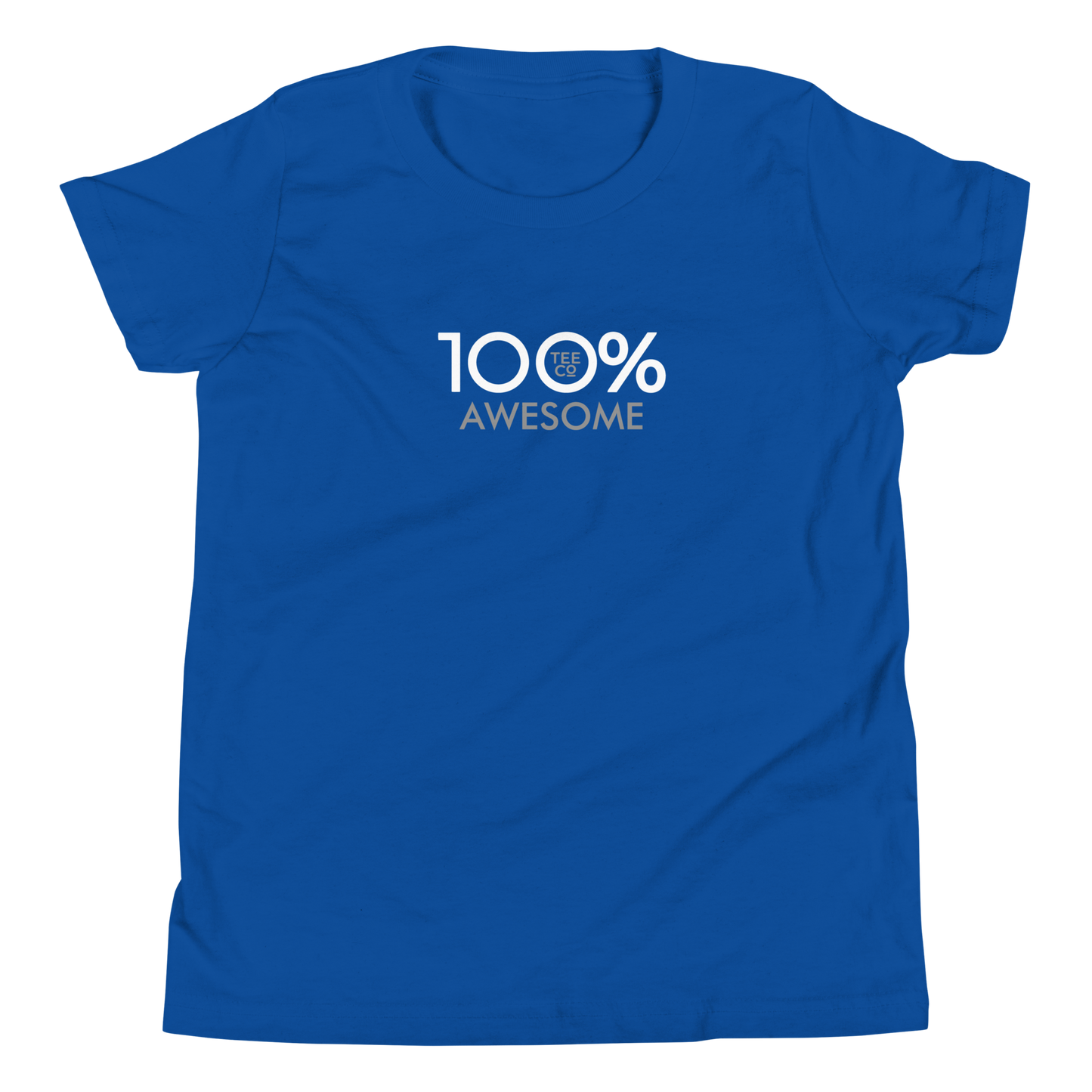 100% AWESOME Youth Short Sleeve Tee