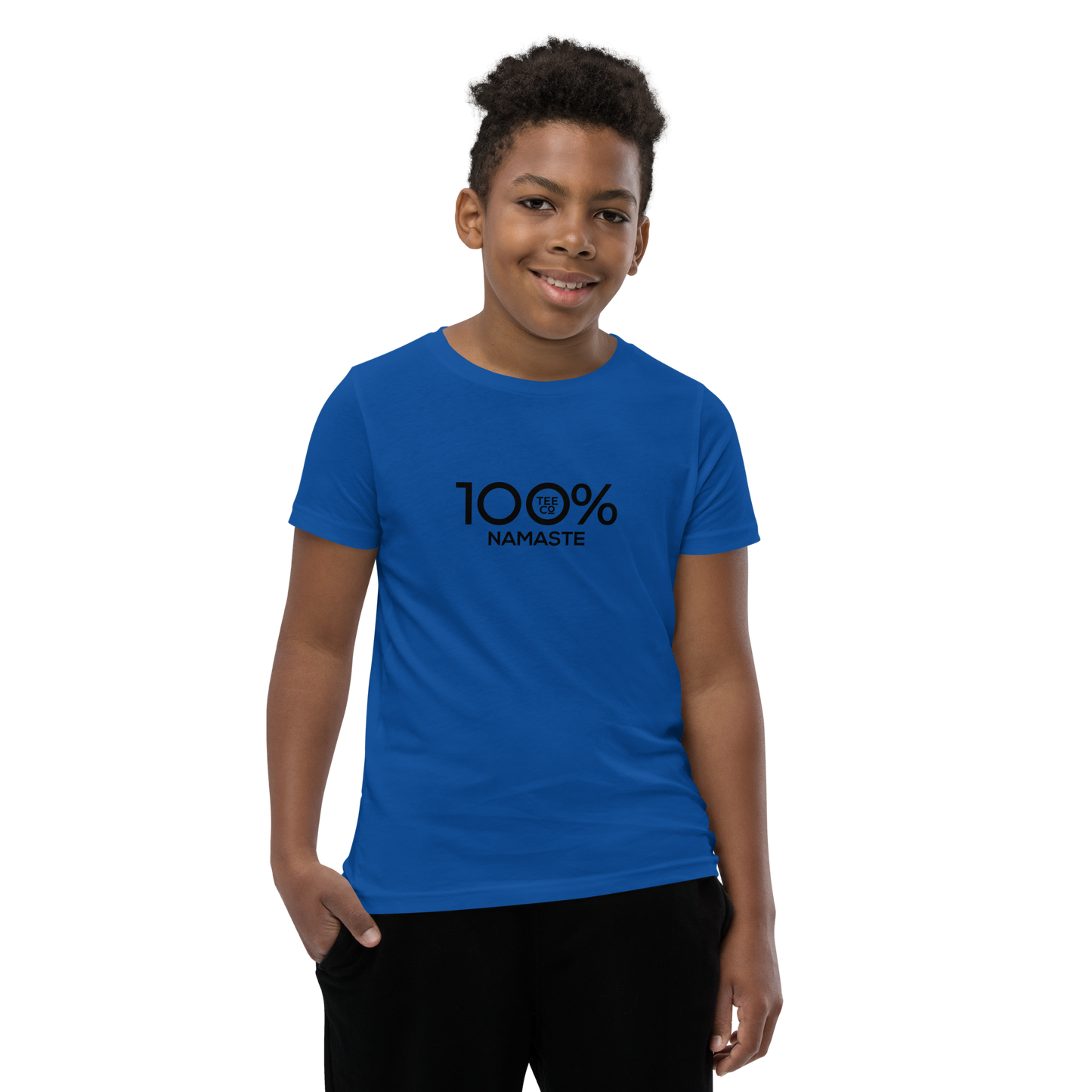 100% NAMASTE Youth Short Sleeve Tee