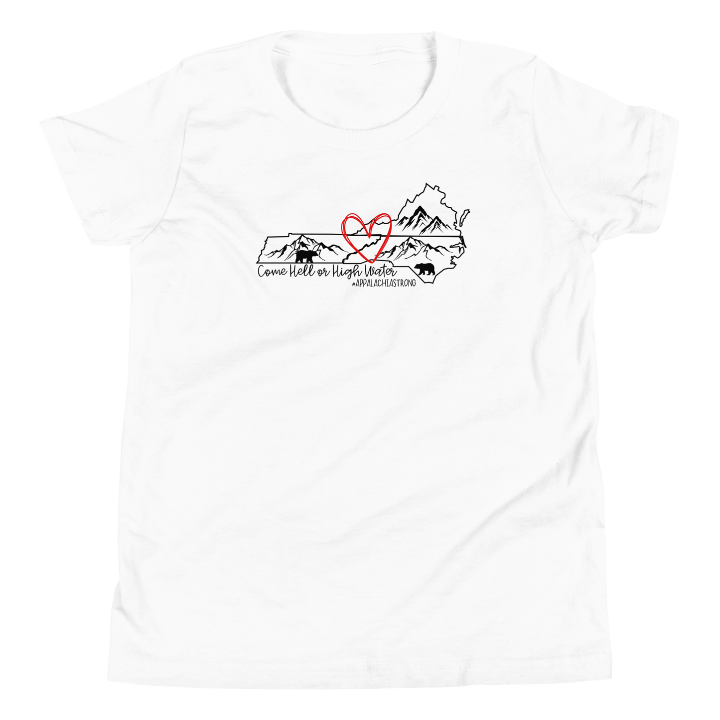 Appalachia Strong | Hurricane Helene Relief Youth Short Sleeve Tee Shirt