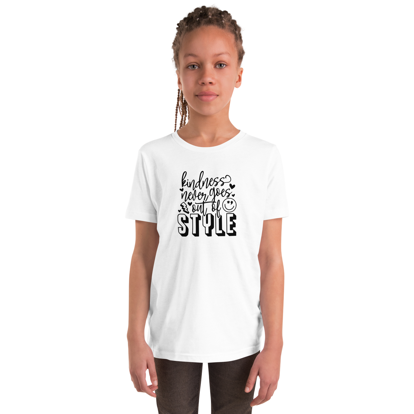 Kindness Never Goes Out of Style Youth Short Sleeve Tee Shirt