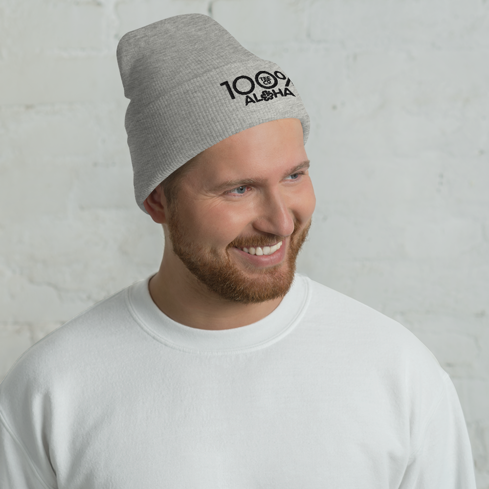100% ALOHA Cuffed Beanie - 100 Percent Tee Company