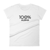 100% ALOHA Women's Short Sleeve Tee - 100 Percent Tee Company