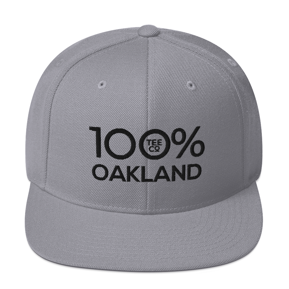 100% OAKLAND Snapback Hat
