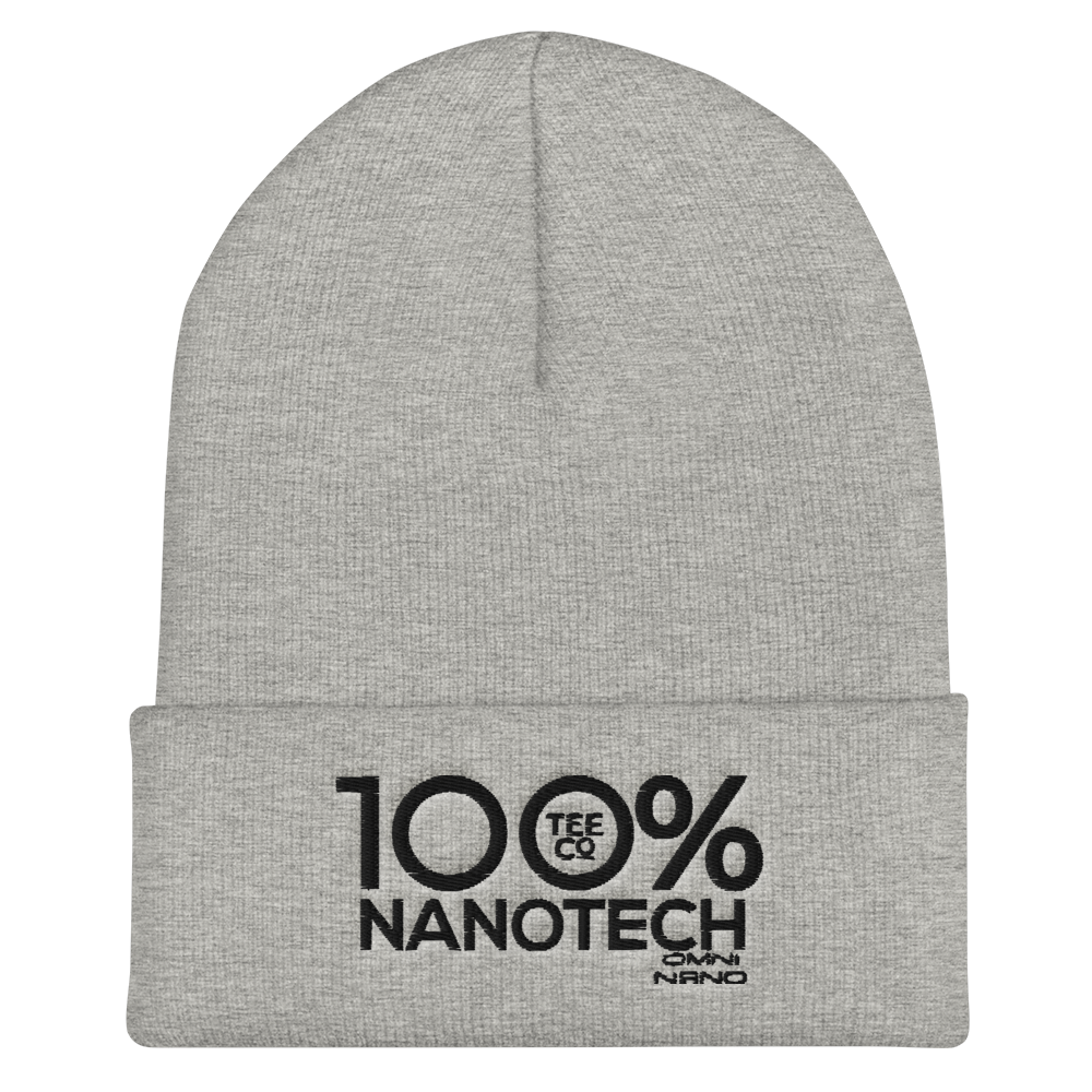 100% NANOTECH Cuffed Beanie to benefit Omni Nano - 100 Percent Tee Company