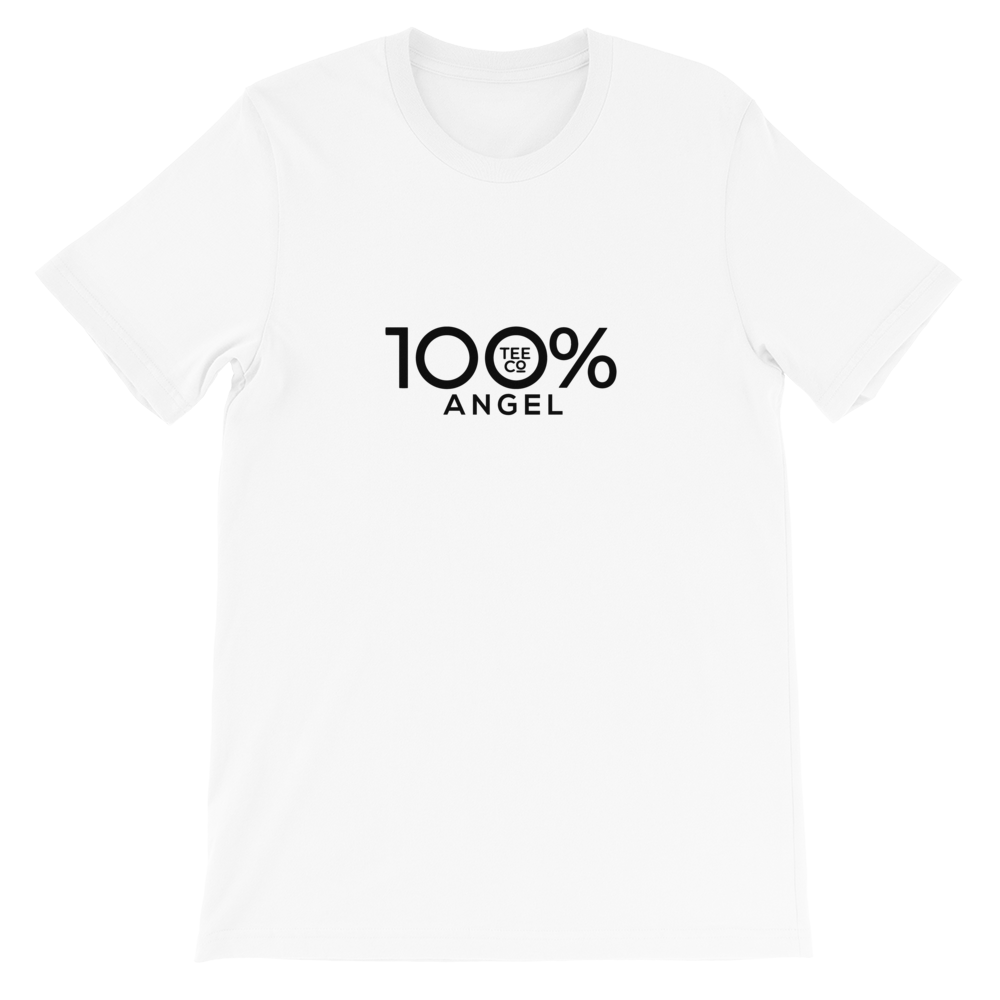 100% ANGEL Short-Sleeve Unisex Tee - 100 Percent Tee Company