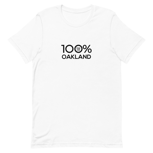 100% OAKLAND Short-Sleeve Unisex Tee
