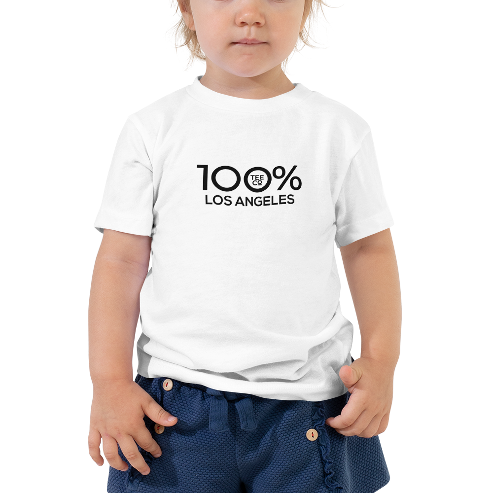100% LOS ANGELES Toddler Short Sleeve Tee - 100 Percent Tee Company