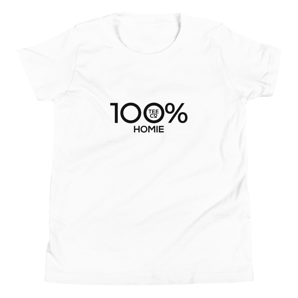 100% HOMIE Youth Short Sleeve Tee - 100 Percent Tee Company