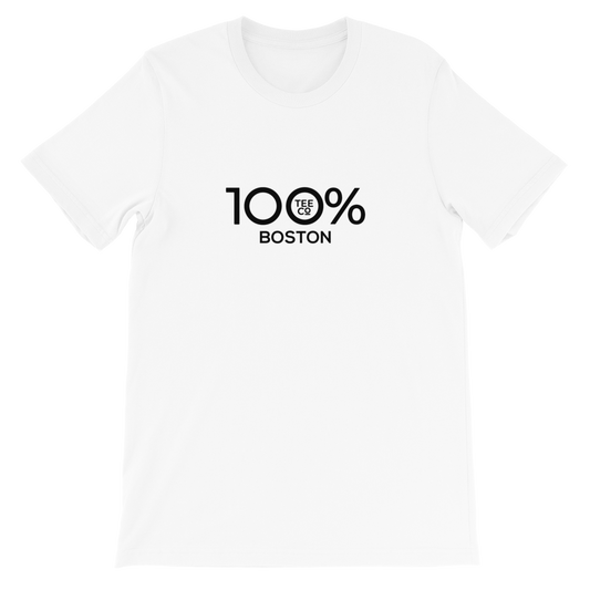 100% BOSTON Short-Sleeve Unisex Tee - 100 Percent Tee Company
