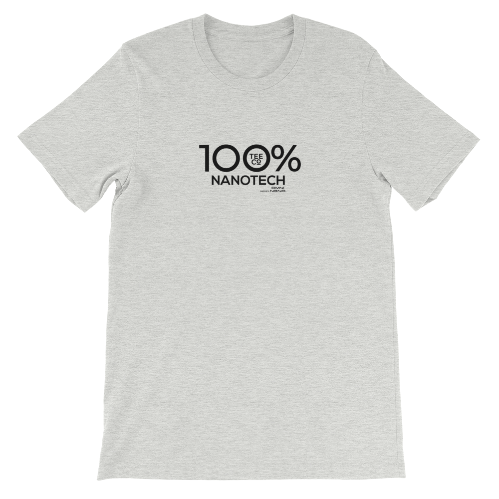 100% NANOTECH Short-Sleeve Unisex Tee benefiting Omni Nano - 100 Percent Tee Company