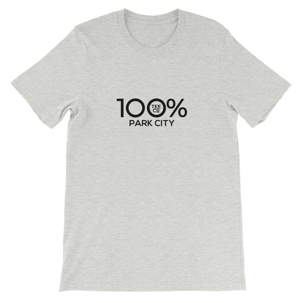 100% PARK CITY Short-Sleeve Unisex Tee - 100 Percent Tee Company