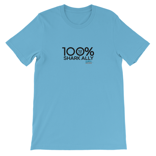 100% SHARK ALLY Short-Sleeve Unisex Tee to benefit Shark Allies - 100 Percent Tee Company