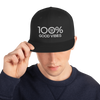 100% GOOD VIBES Snapback Hat - 100 Percent Tee Company