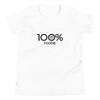 100% FOODIE Youth Short Sleeve Tee - 100 Percent Tee Company