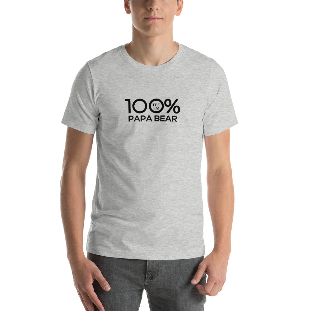 100% PAPA BEAR Short-Sleeve Premium Tee