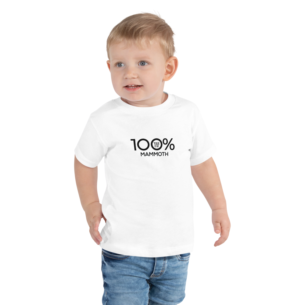100% MAMMOTH Toddler Short Sleeve Tee - 100 Percent Tee Company
