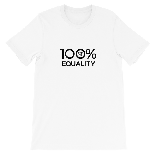 100% EQUALITY Short-Sleeve Unisex Tee - 100 Percent Tee Company