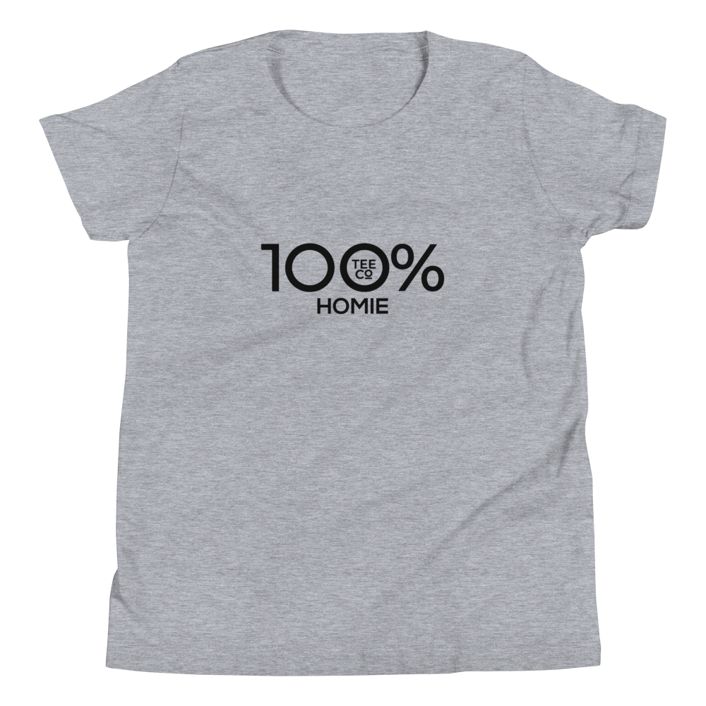 100% HOMIE Youth Short Sleeve Tee - 100 Percent Tee Company