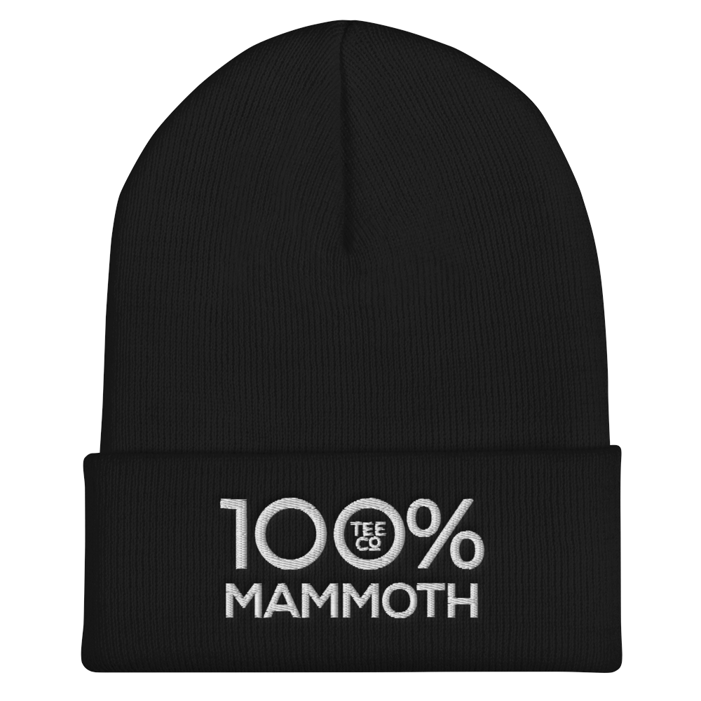 100% MAMMOTH Cuffed Beanie - 100 Percent Tee Company