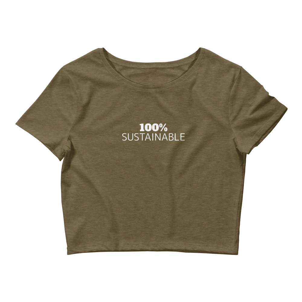 100% SUSTAINABLE Women’s Crop Tee