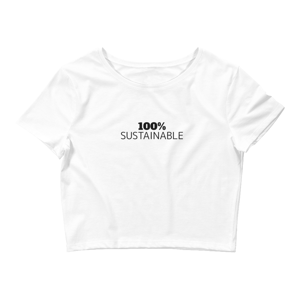 100% SUSTAINABLE Women’s Crop Tee