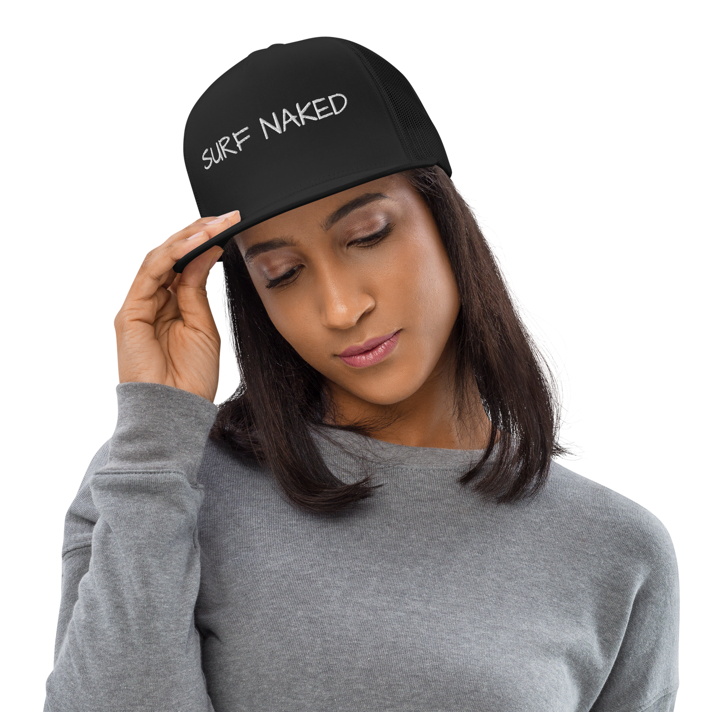 Surf Naked Trucker Hat