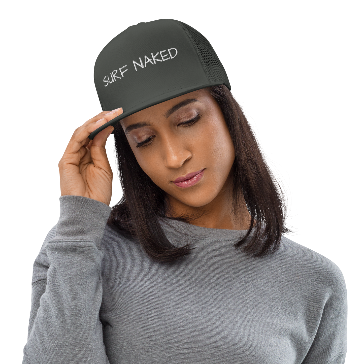 Surf Naked Trucker Hat
