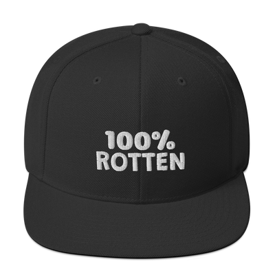 100% ROTTEN Snapback Baseball Hat