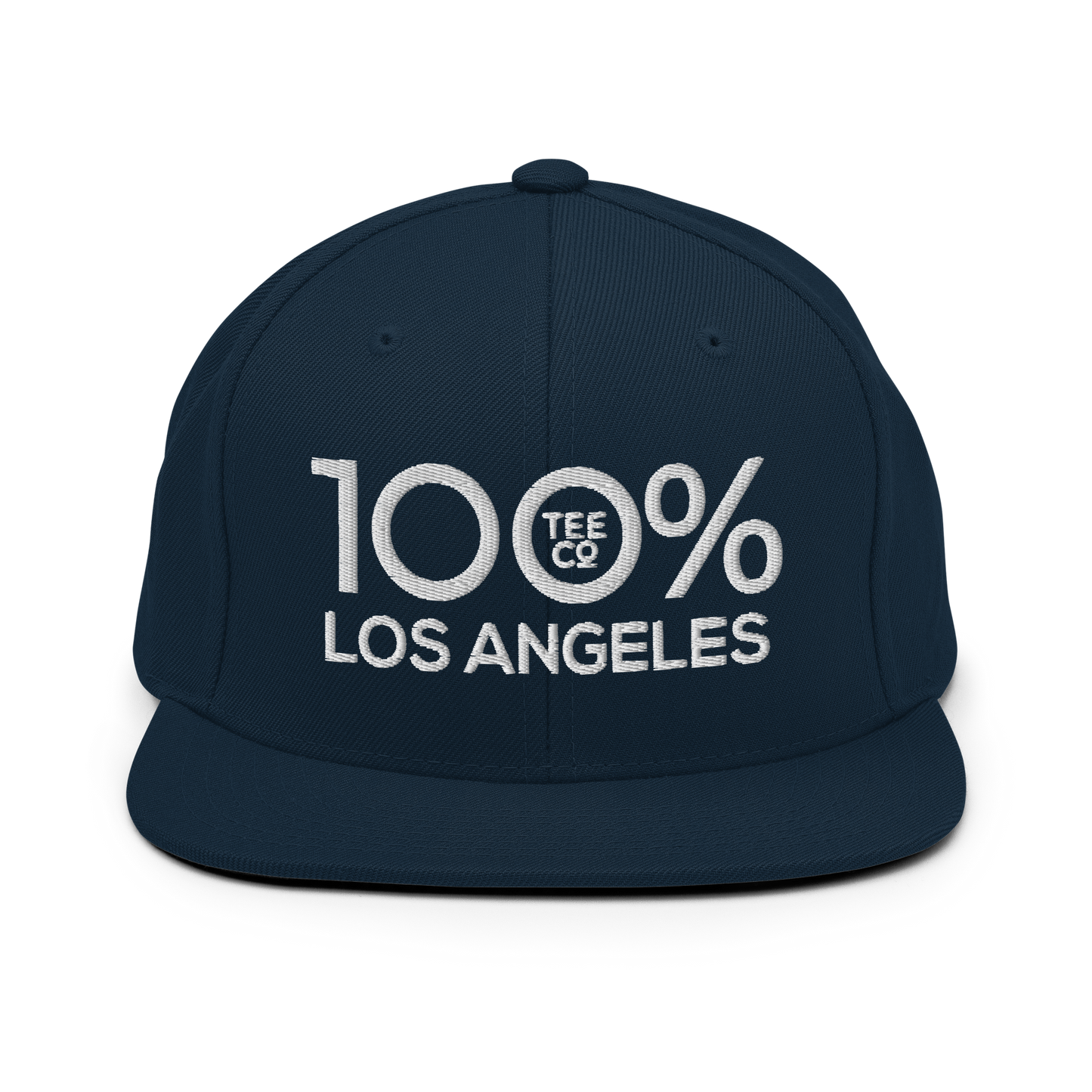 100% LOS ANGELES Snapback Baseball Hat - 100 Percent Tee Company