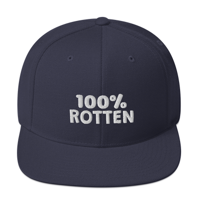 100% ROTTEN Snapback Baseball Hat