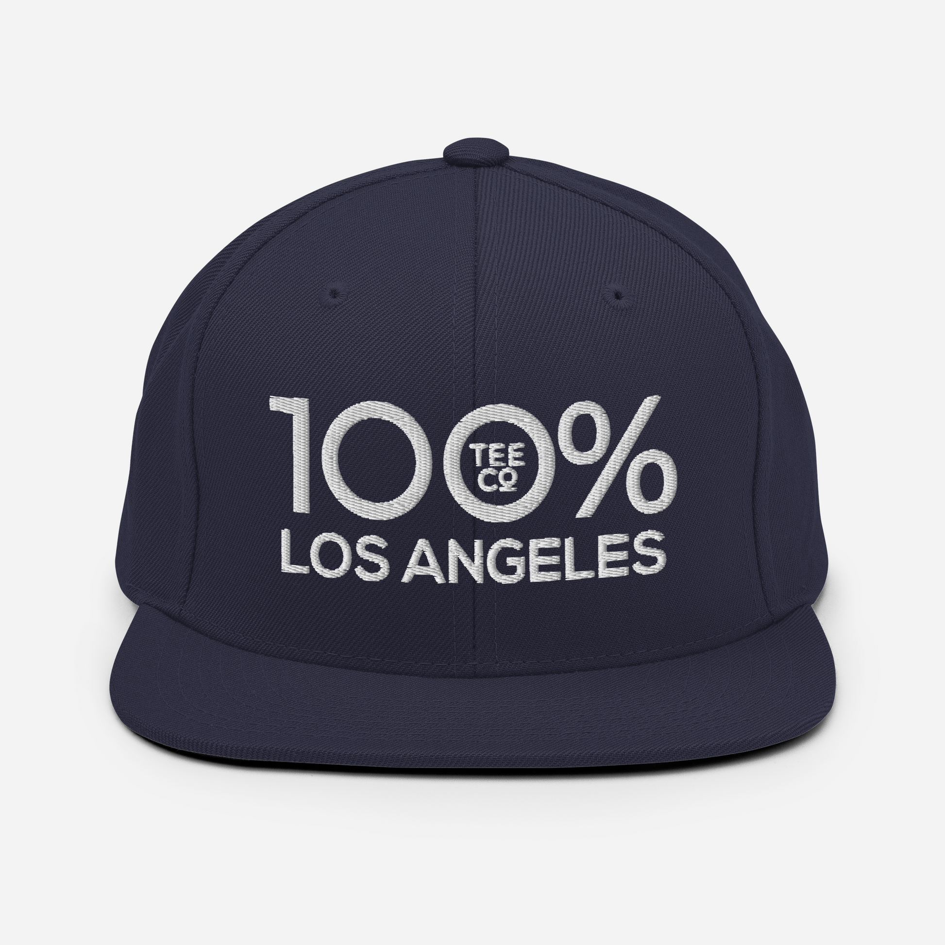 100% LOS ANGELES Snapback Baseball Hat - 100 Percent Tee Company