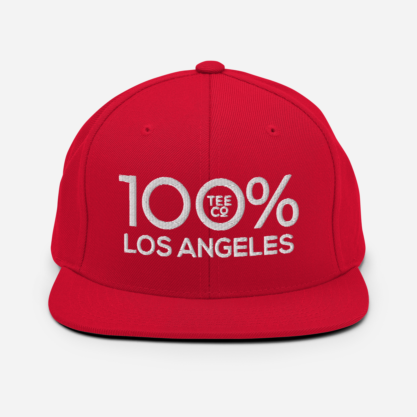100% LOS ANGELES Snapback Baseball Hat - 100 Percent Tee Company