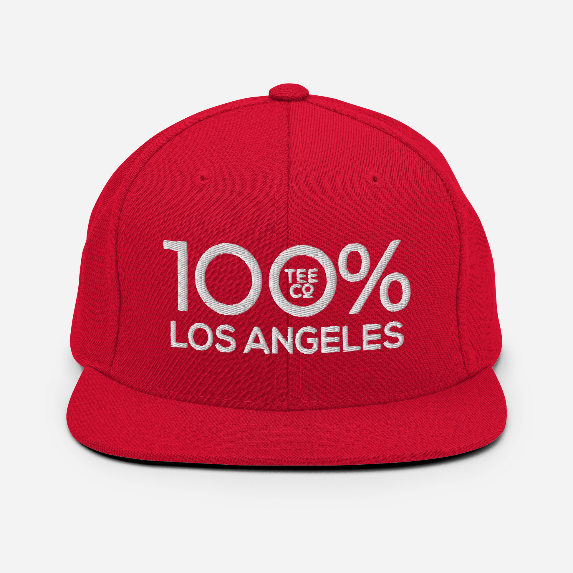100% LOS ANGELES Snapback Baseball Hat - 100 Percent Tee Company