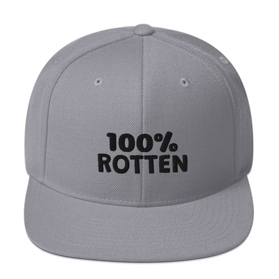 100% ROTTEN Snapback Baseball Hat