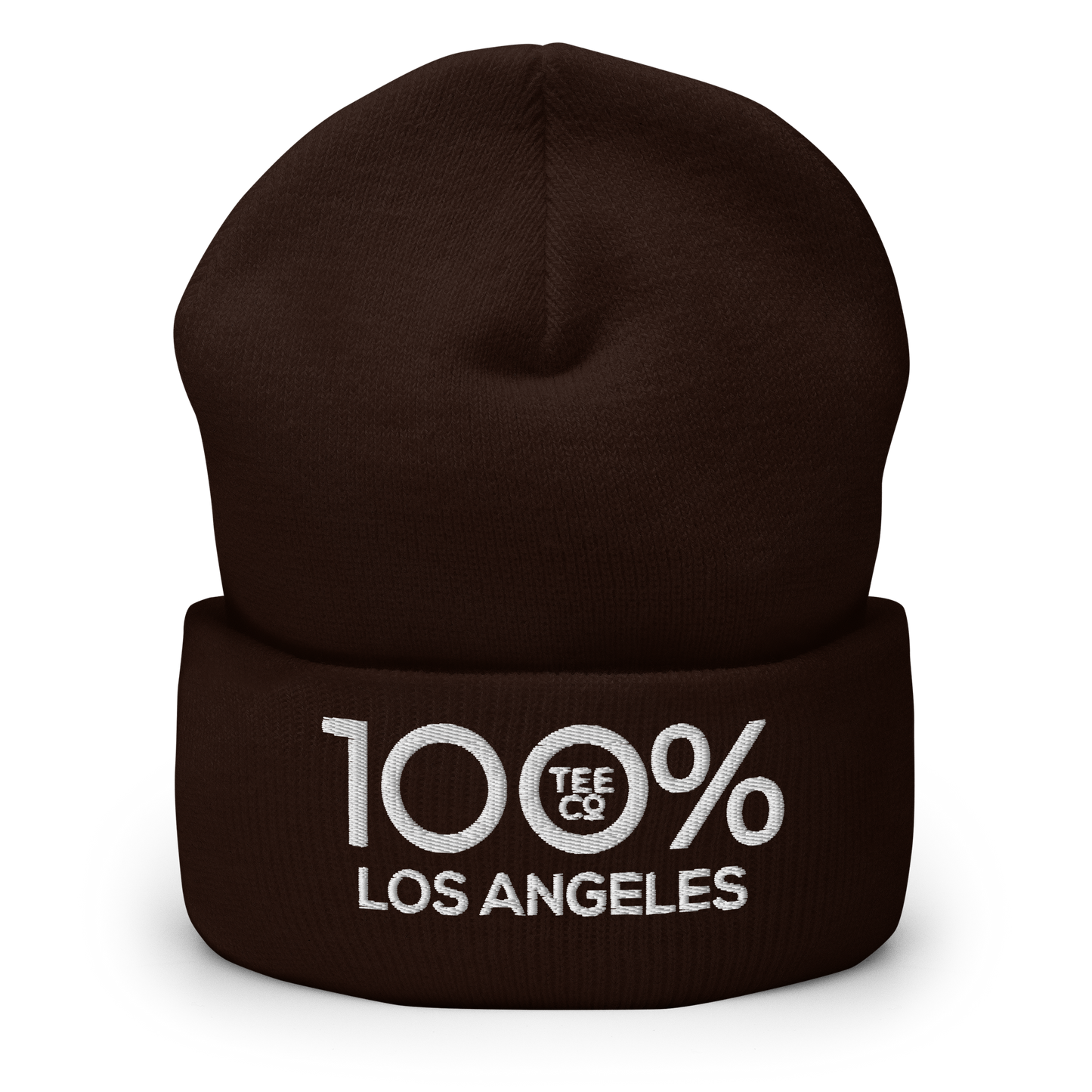 100% LOS ANGELES Cuffed Beanie - 100 Percent Tee Company