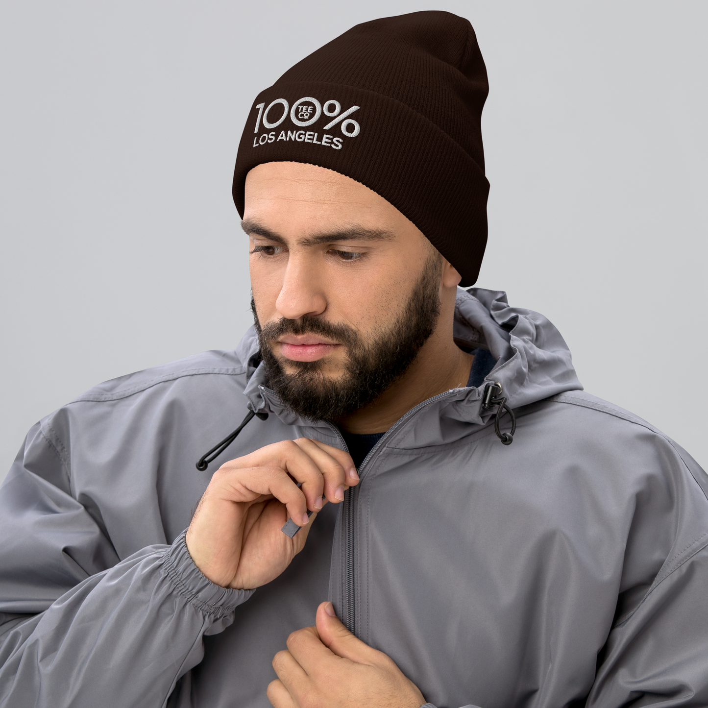 100% LOS ANGELES Cuffed Beanie - 100 Percent Tee Company