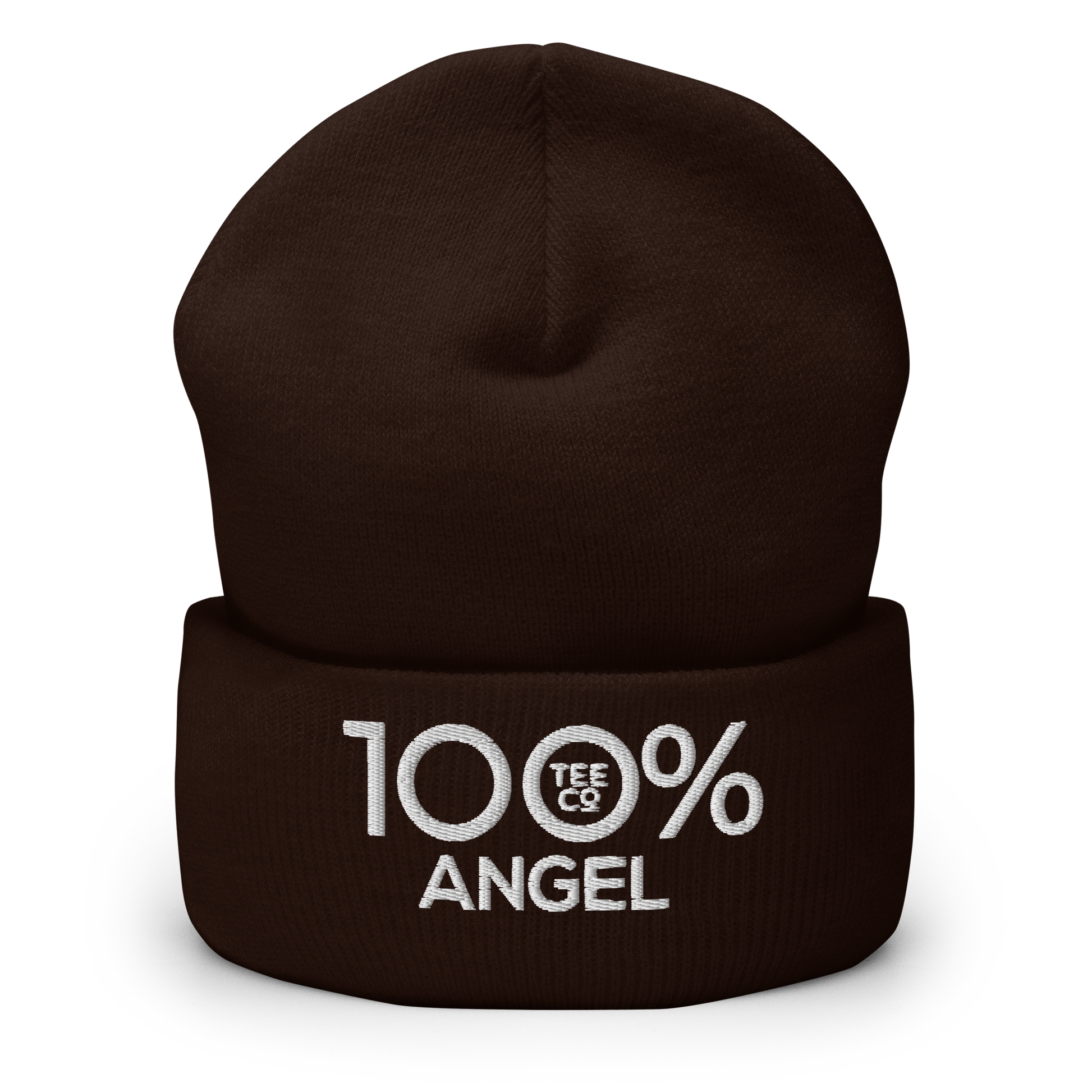 100% ANGEL Cuffed Beanie - 100 Percent Tee Company
