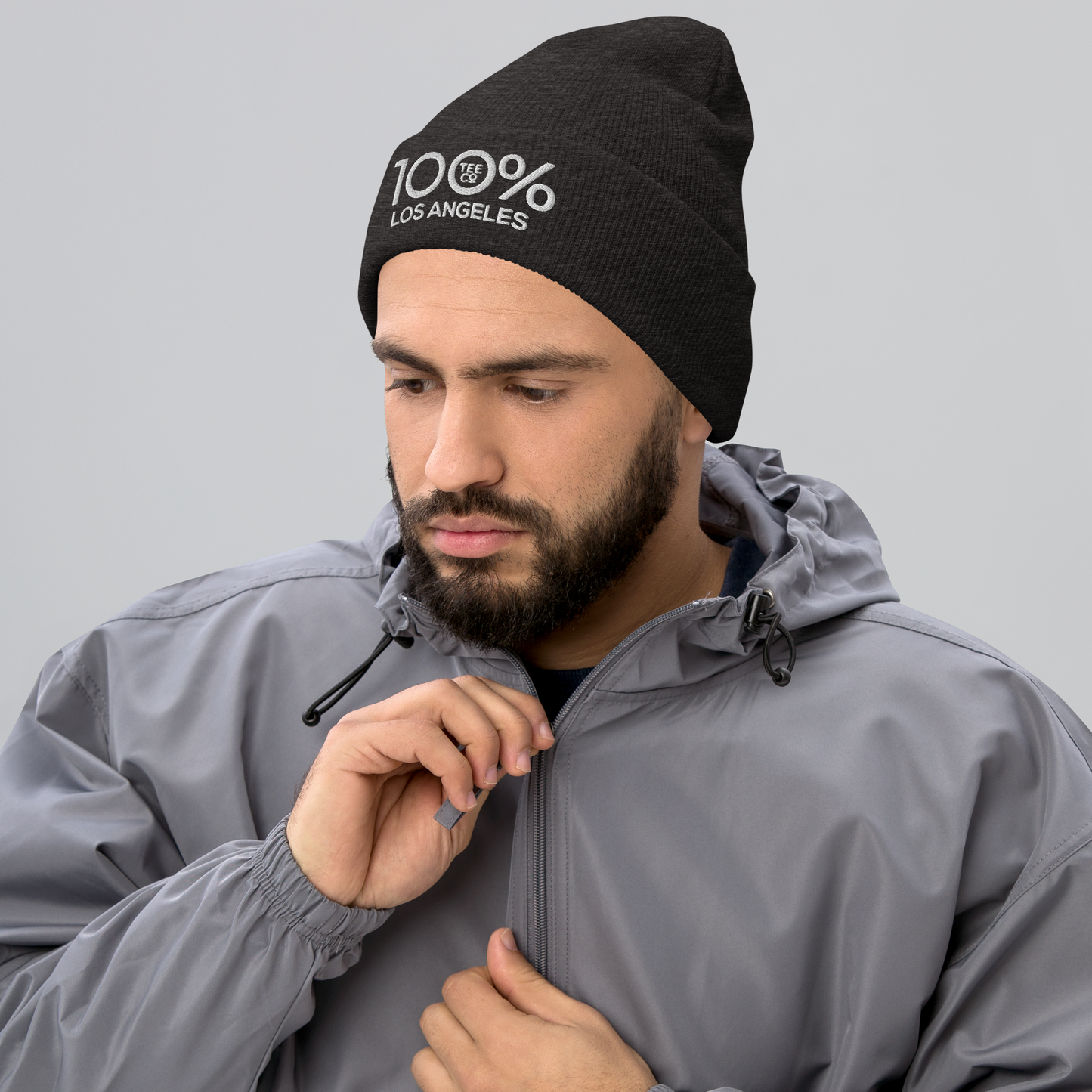 100% LOS ANGELES Cuffed Beanie - 100 Percent Tee Company