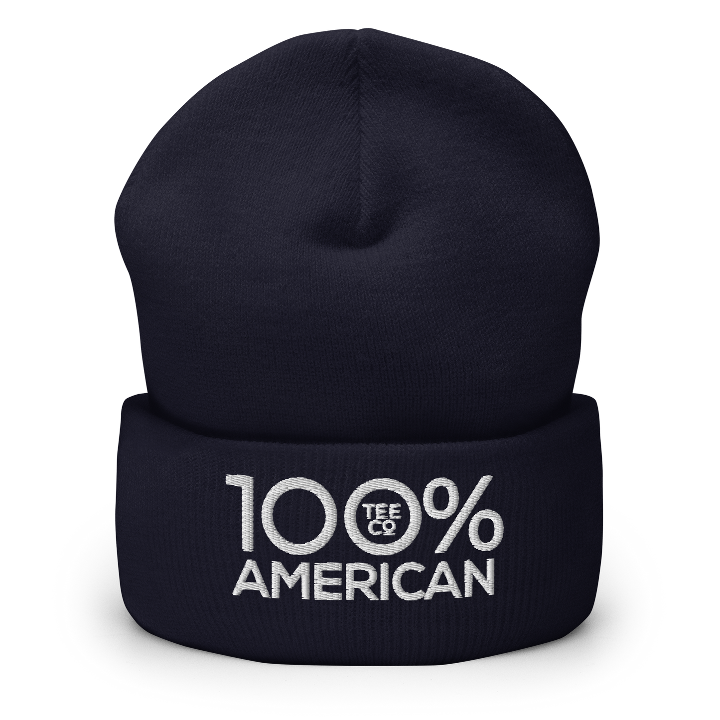 100% AMERICAN Cuffed Beanie