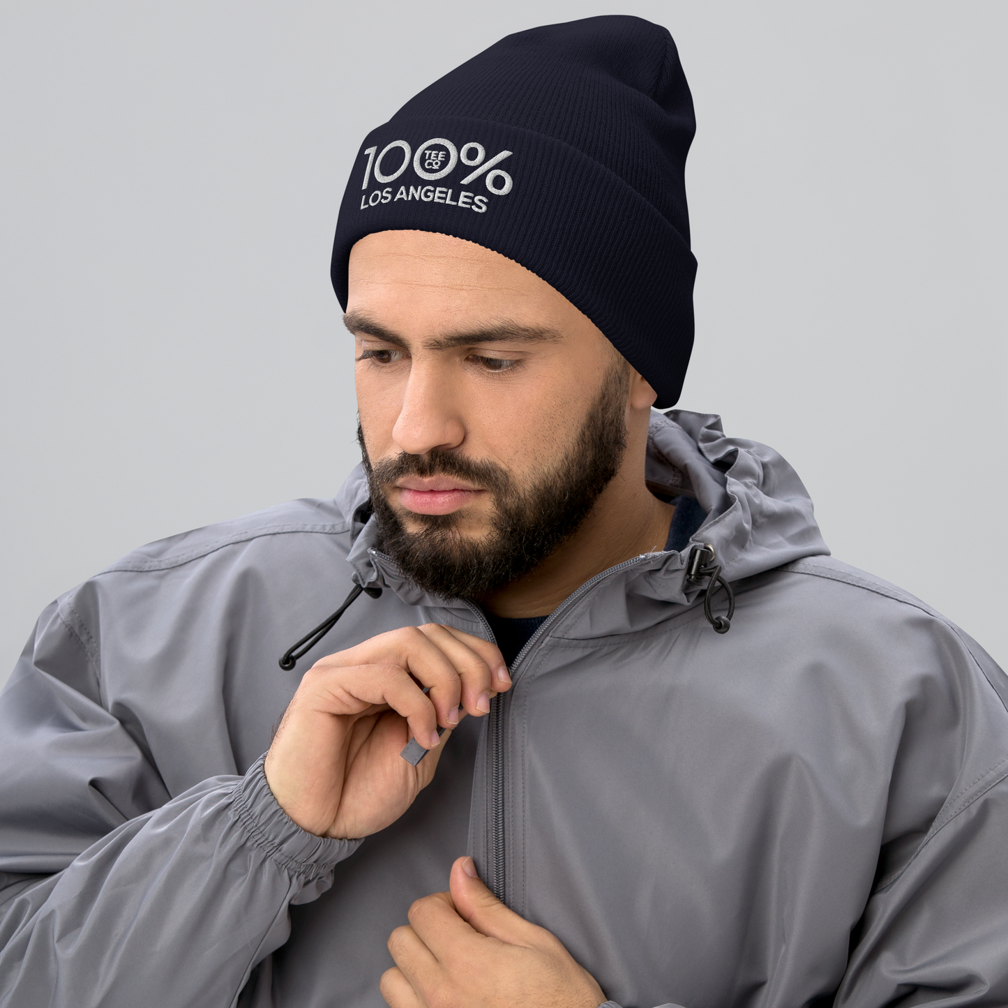 100% LOS ANGELES Cuffed Beanie - 100 Percent Tee Company