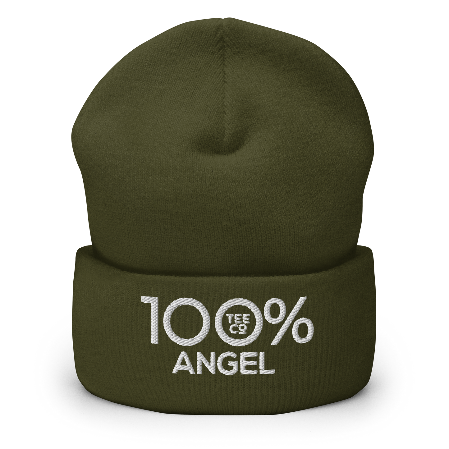 100% ANGEL Cuffed Beanie - 100 Percent Tee Company