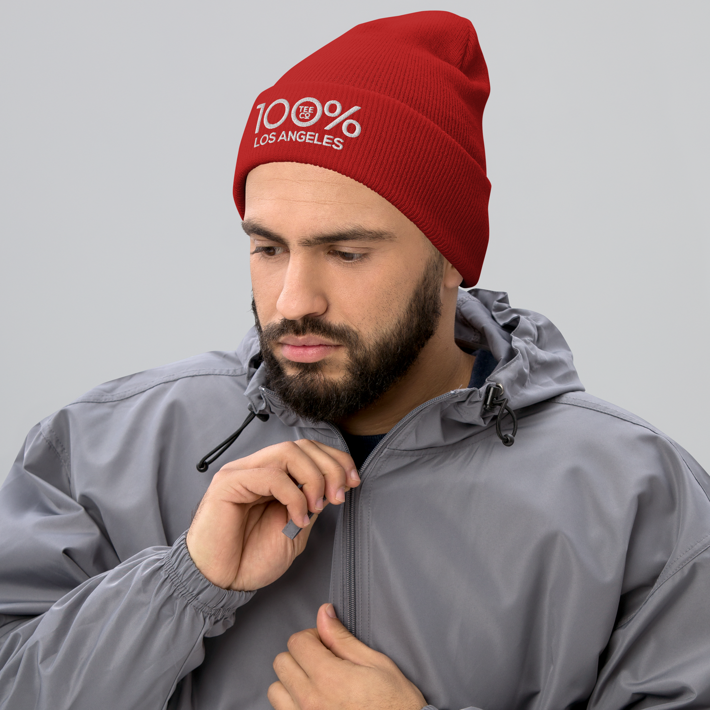 100% LOS ANGELES Cuffed Beanie - 100 Percent Tee Company