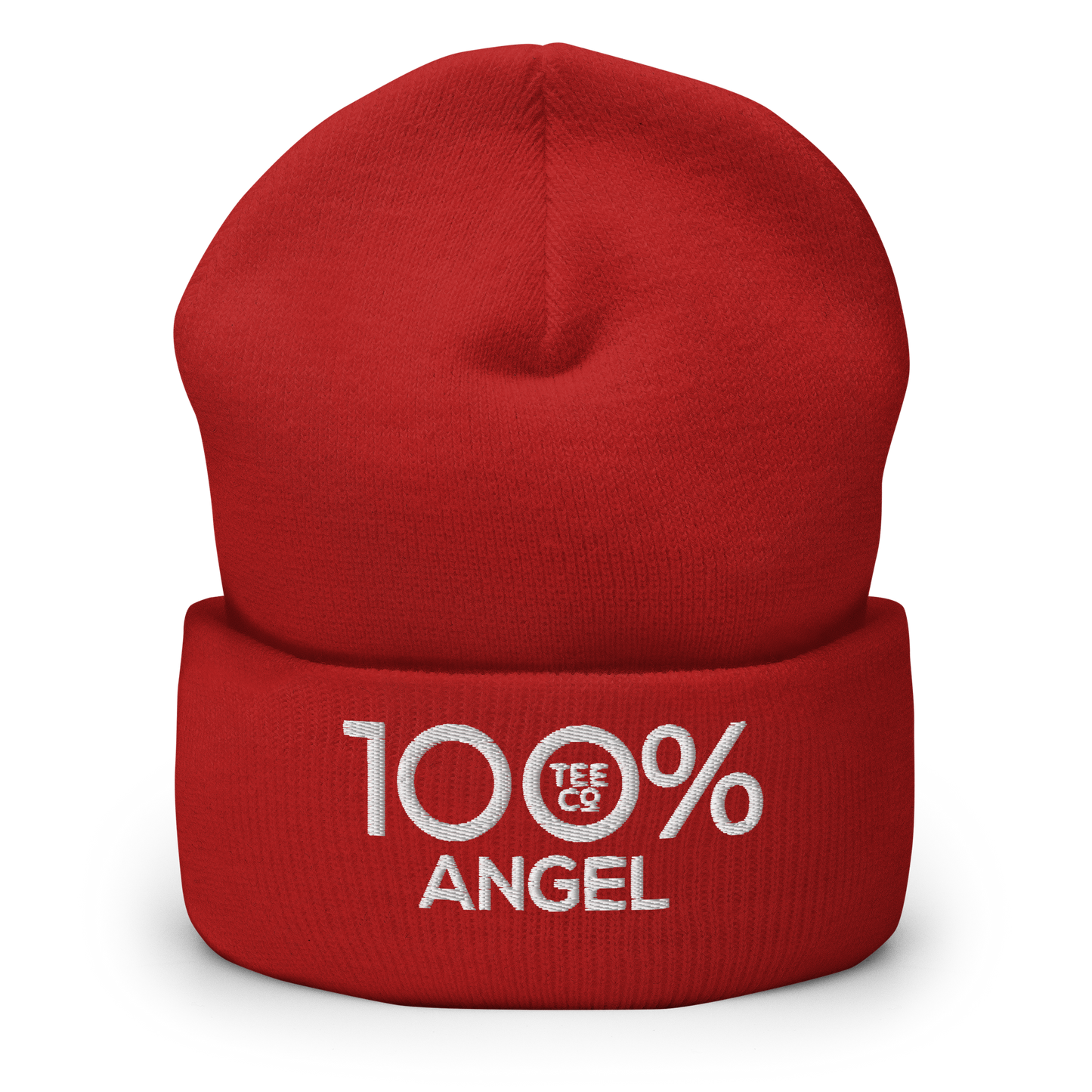 100% ANGEL Cuffed Beanie - 100 Percent Tee Company