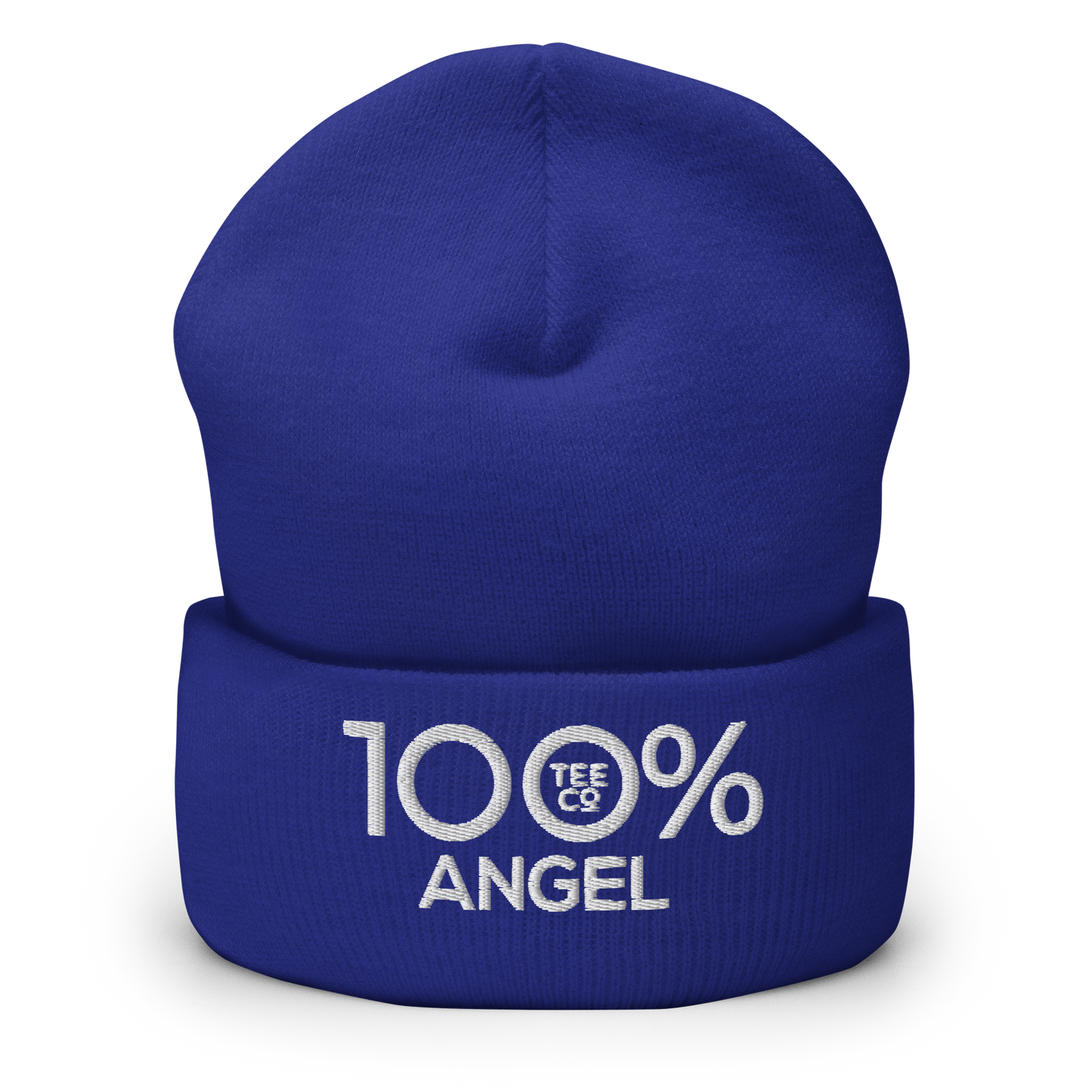 100% ANGEL Cuffed Beanie - 100 Percent Tee Company