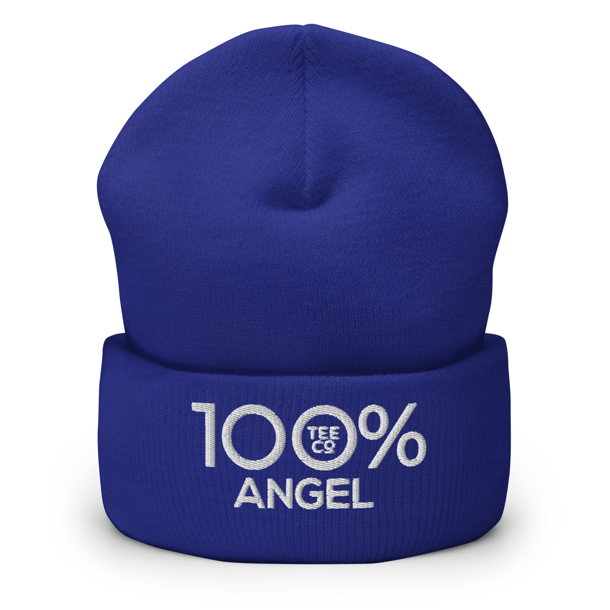 100% ANGEL Cuffed Beanie - 100 Percent Tee Company