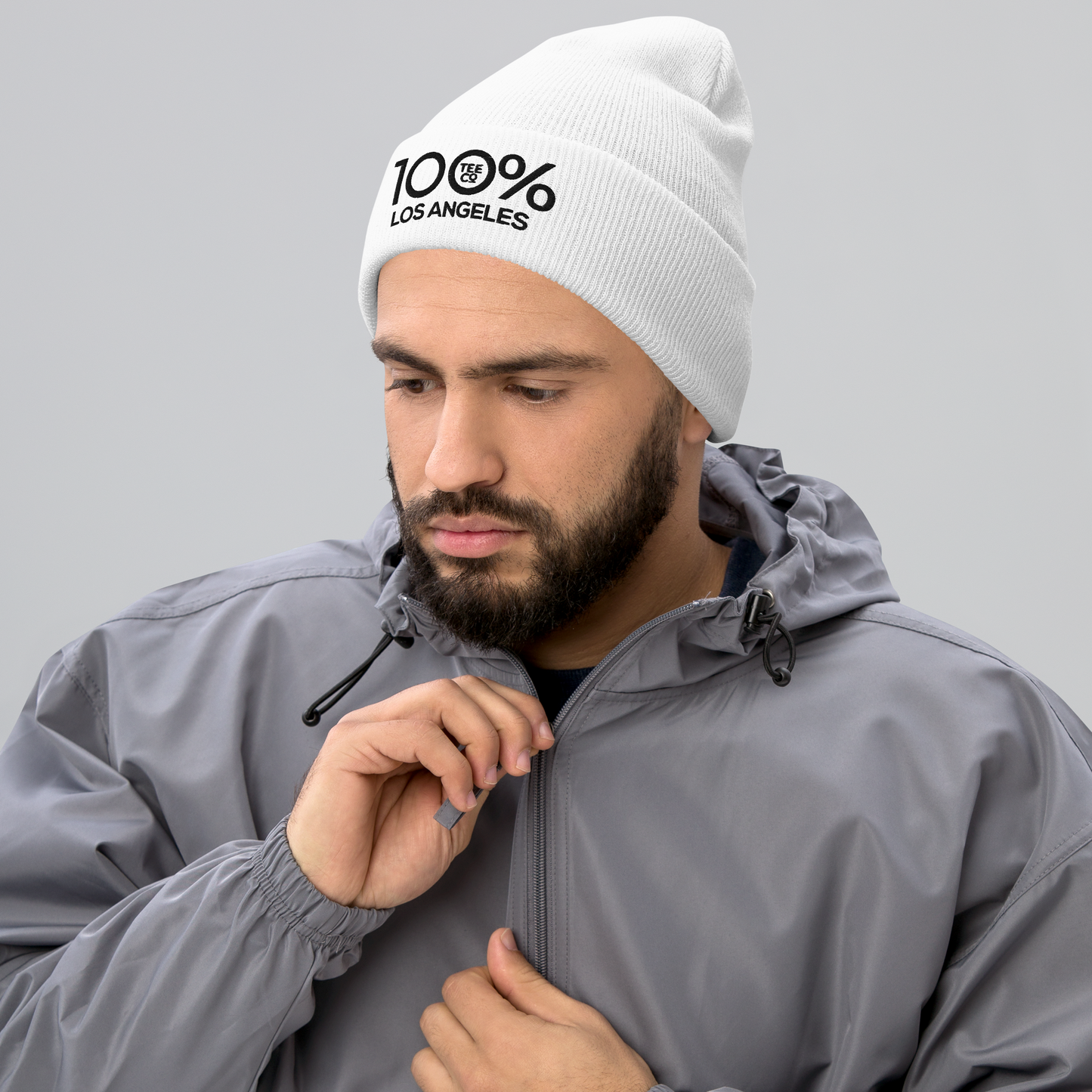 100% LOS ANGELES Cuffed Beanie - 100 Percent Tee Company