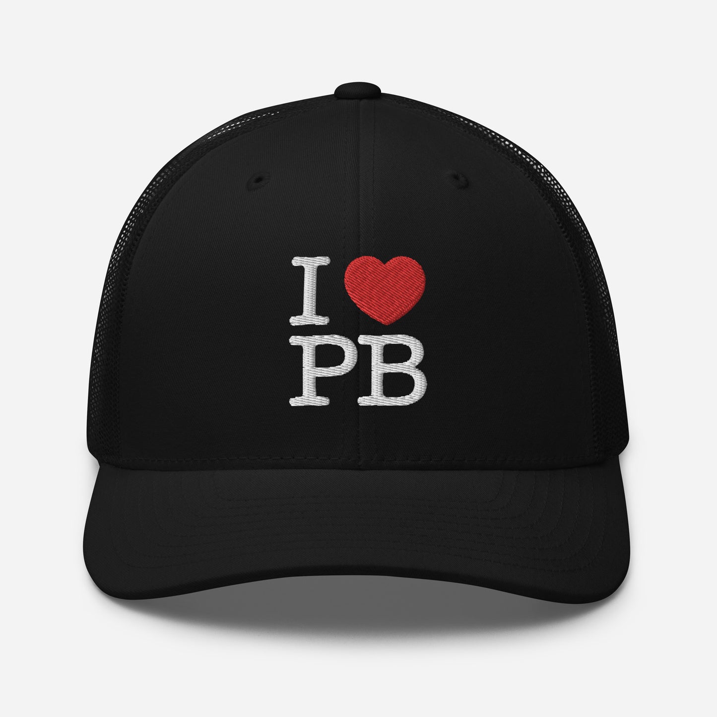 I Love PB (Pickleball) Trucker Cap